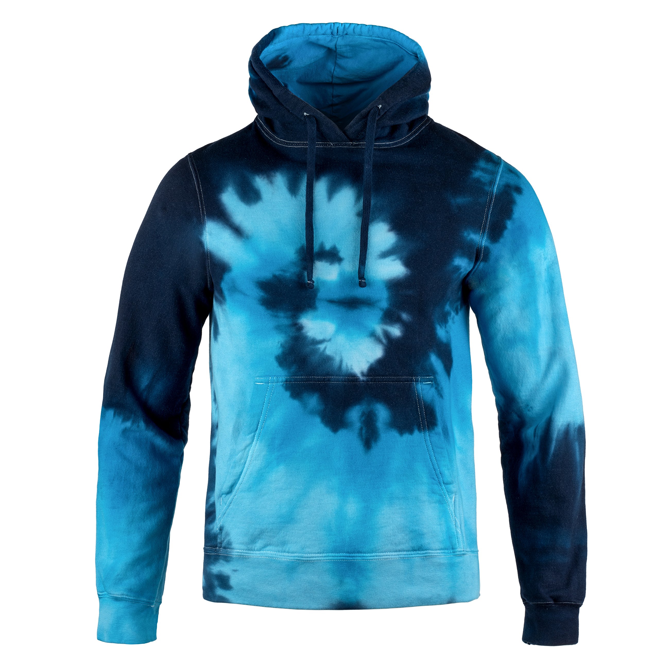 Magic River Tie Dyed Hoodies - Tie Dye Hooded Sweatshirt - 6 Adult Sizes - 4 Color Patterns