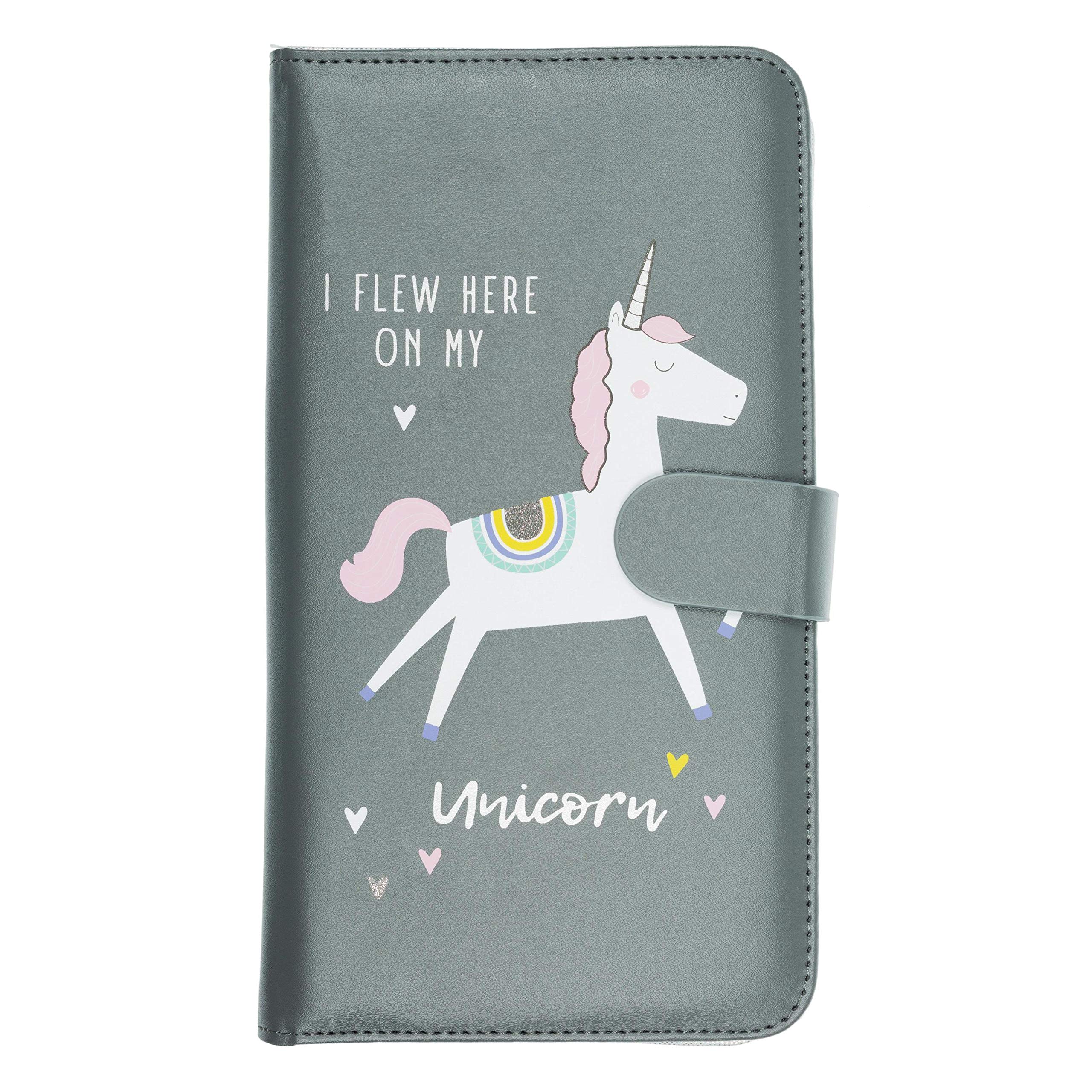Trendz 23cm Passport Wallet Unicorn