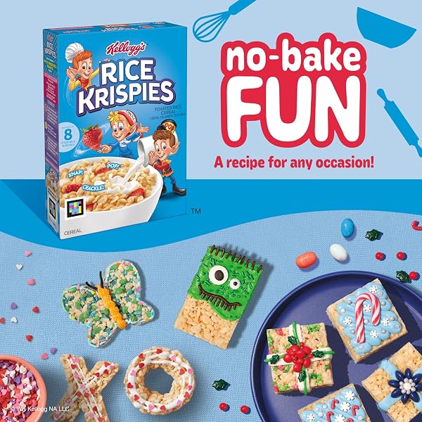 RICE KRISPIES, BREAKFAST CEREAL, ORIGINAL, FAT FREE FOOD, 9OZ BOX