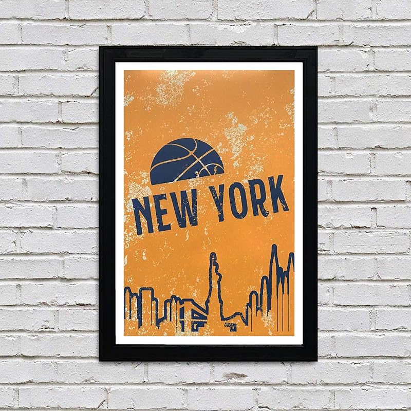 Vintage New York Knicks Pro Basketball Art Print/Poster