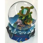 Snow Globe Turtle Hawaiian Design 3 inches