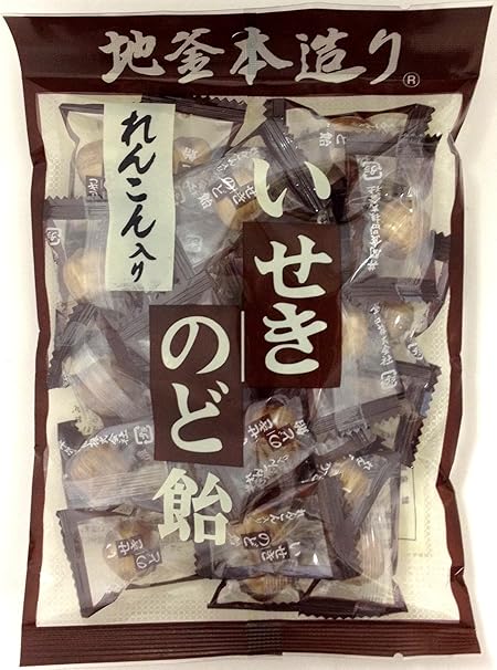 Amazon 井関食品 れんこん入り いせきのど飴 1g 10袋 井関食品 あめ キャンディ 通販