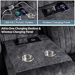 Consofa Zero Gravity Power Reclining Sofa with