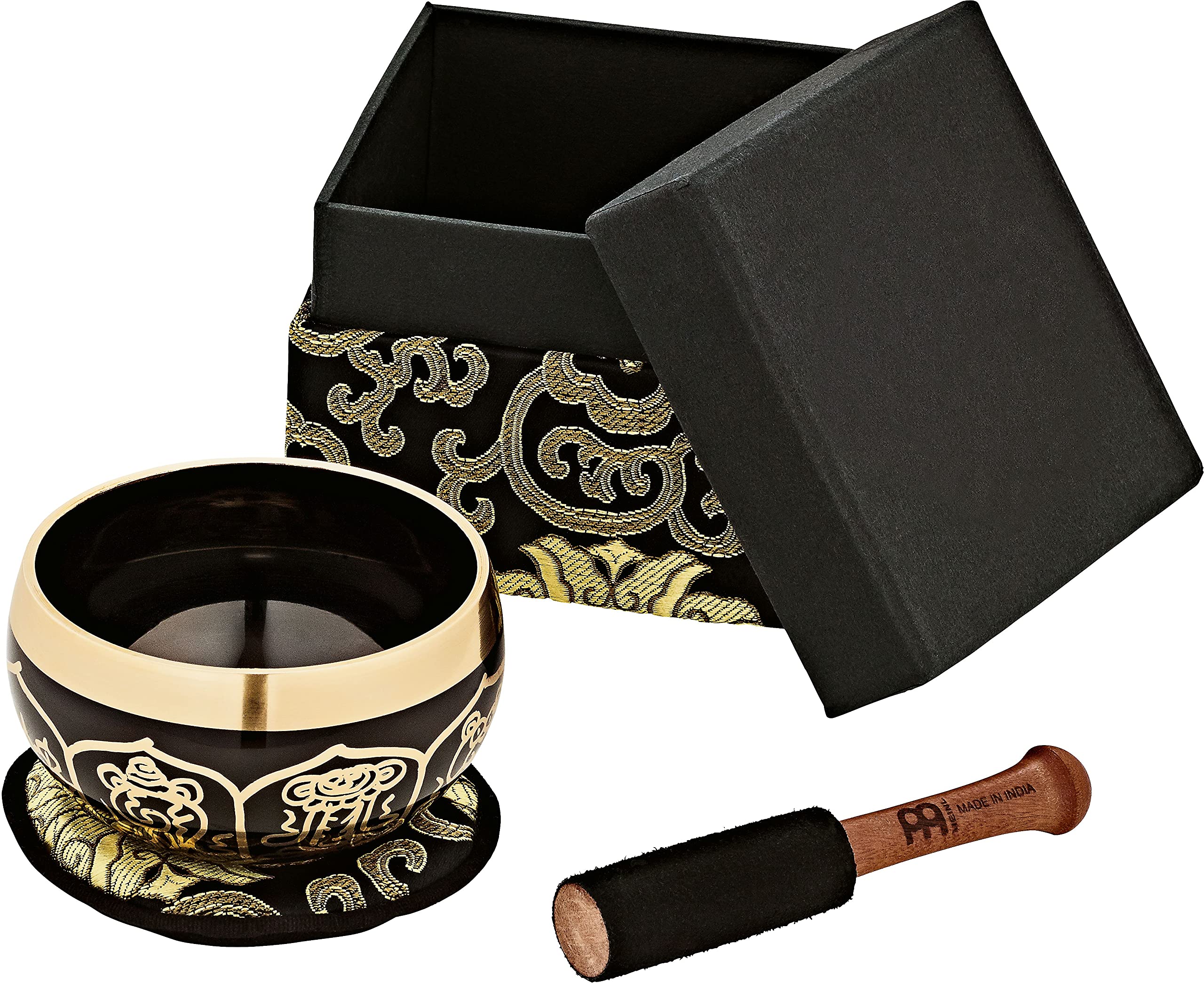 MEINL Singing Bowl - ORNAMENTAL SERIES - 9.5cm / 3,74" - 300g / 10.58oz (SB-OR-300-BK)