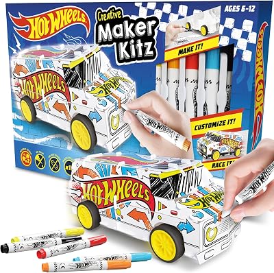 BLADEZ Hot Wheels Custom Super Van Kit with Pull-Back Motors Ramp DIY Craft