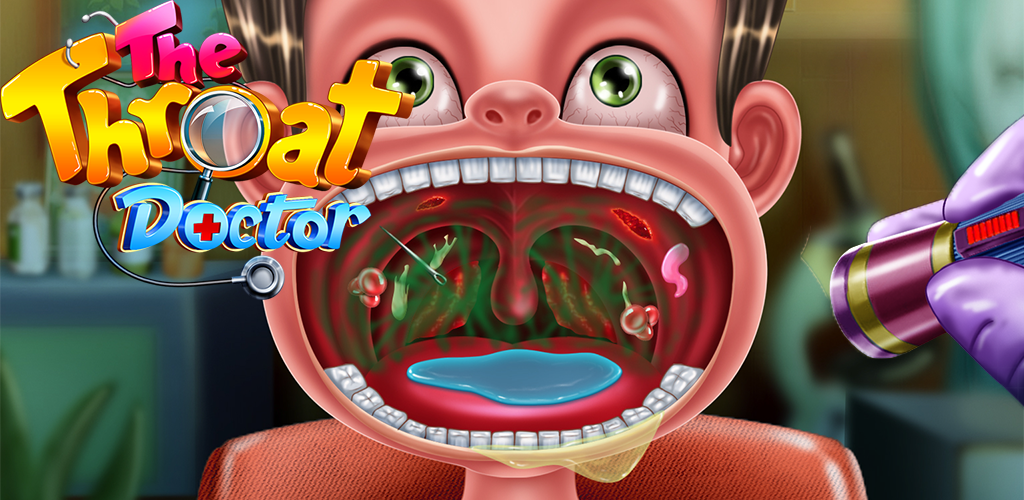 The Throat Doctor : A great fun, educational throat doctor simulation game for kids - be the doctor !