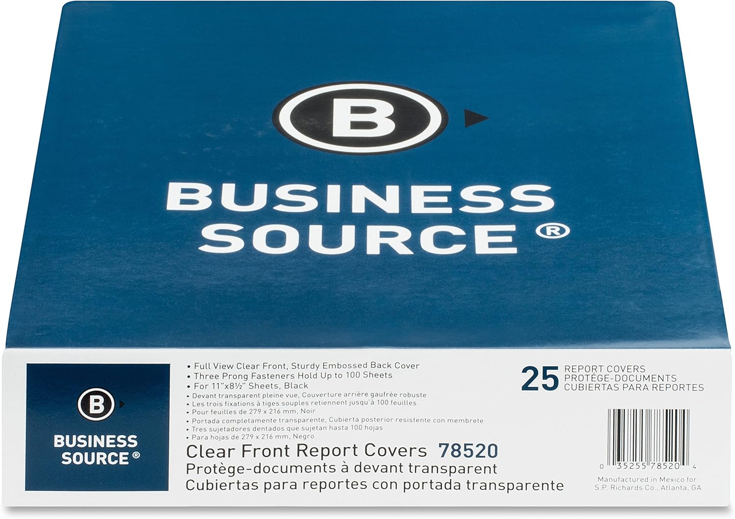 Business Source Clear Front Report Covers : Business Report Covers : Office Products