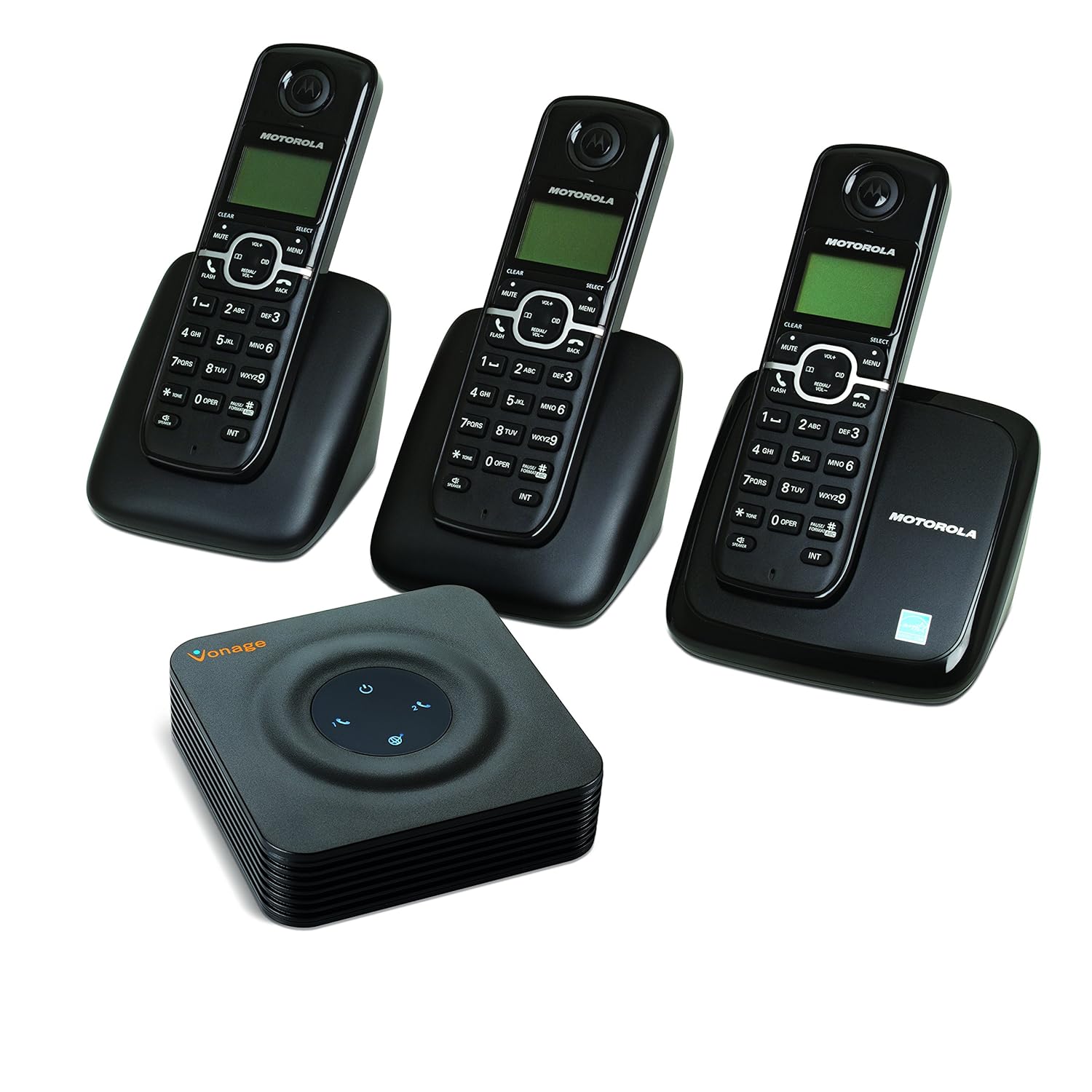 MOTOROLA 3Landline Cordless Telephone Portable Wireless Mobil Home