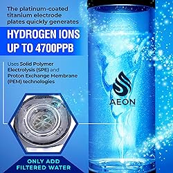 Aeon Pure Hydrogen Water Bottle Generator - Water