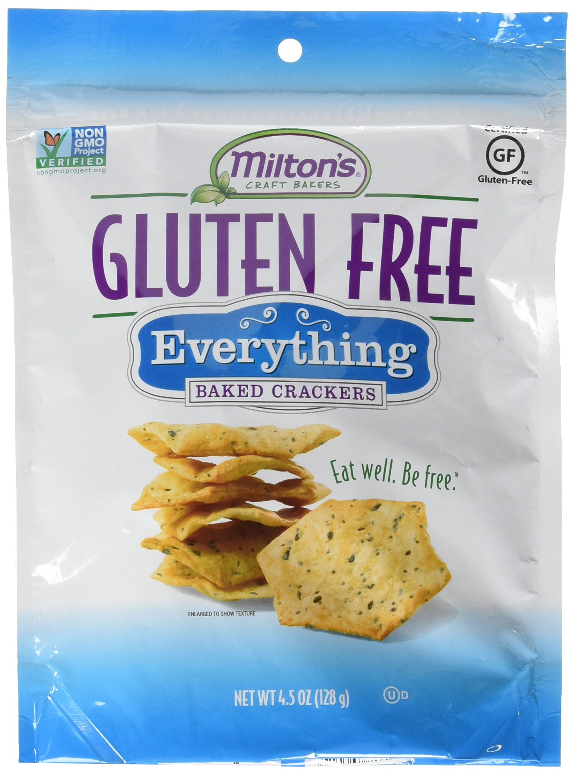 Miltons Gluten Free Baked Crackers 4.5 oz (Pack of 3