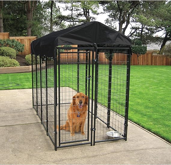 Lucky Dog Uptown Welded Wire Kennel (6'Hx4'Wx8'L) Amazon.ca Pet Supplies