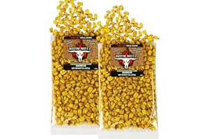 RUNNINWILD Ranch Korn Nutz | Soft Crunch Toasted Corn | Roasted Crunchy Corn Made in the USA | Runnin’ Wild Foods | 1-pound total (Box of 2 bags, 8oz each)