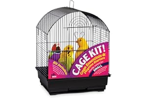 PH PREVUE HENDRYX Prevue Hendryx 91101 Round Roof Bird Cage Kit, Black, 3/8"