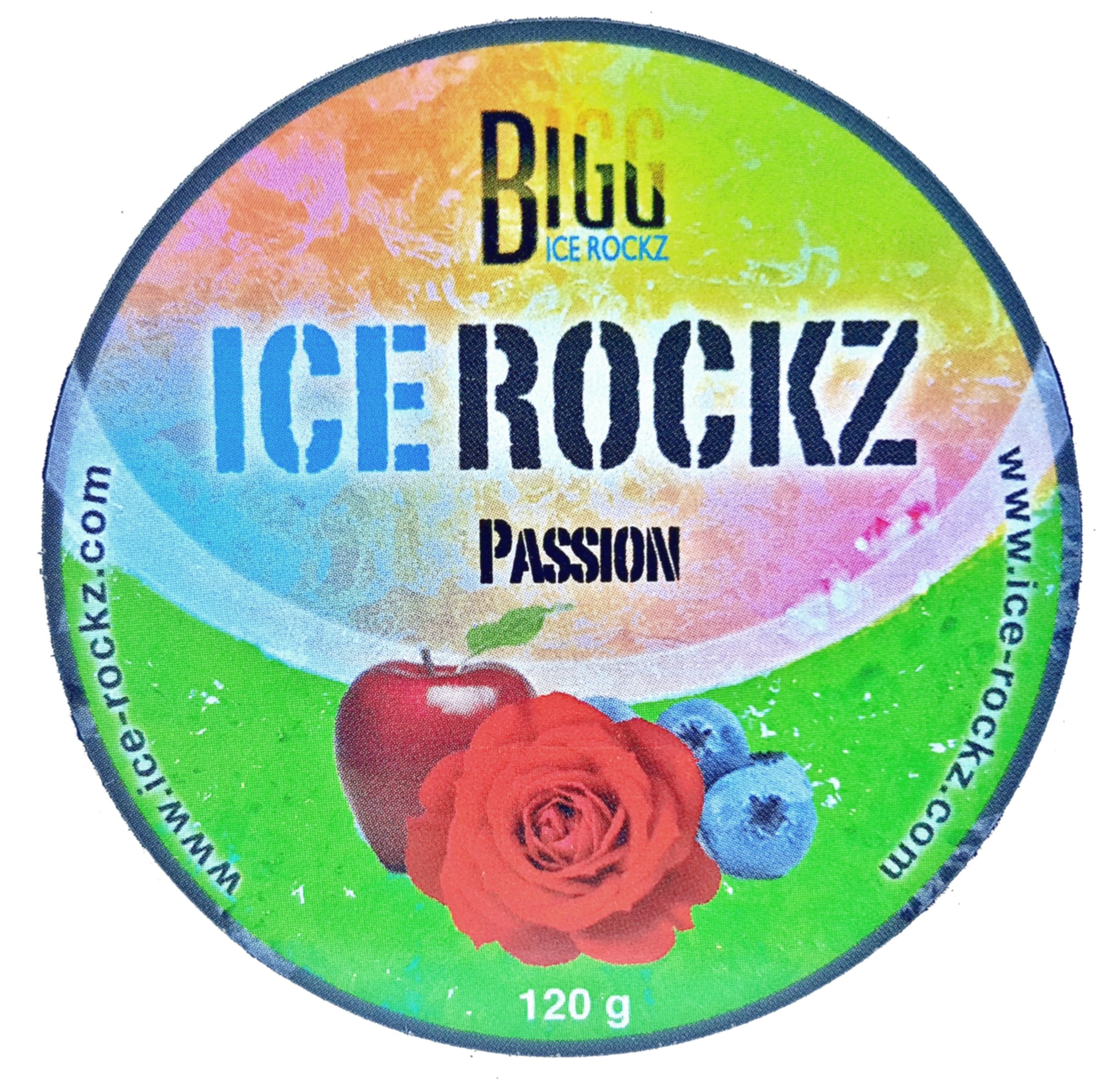 BIGG ICE-ROCKZ Ice- Passion 120g No Nicotine - Nicotine Free - No Tobacco