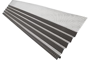 Amerimax Home Products 638010 Hoover Dam Gutter Guard, Dark Gray, 10 Count (Pack of 1)