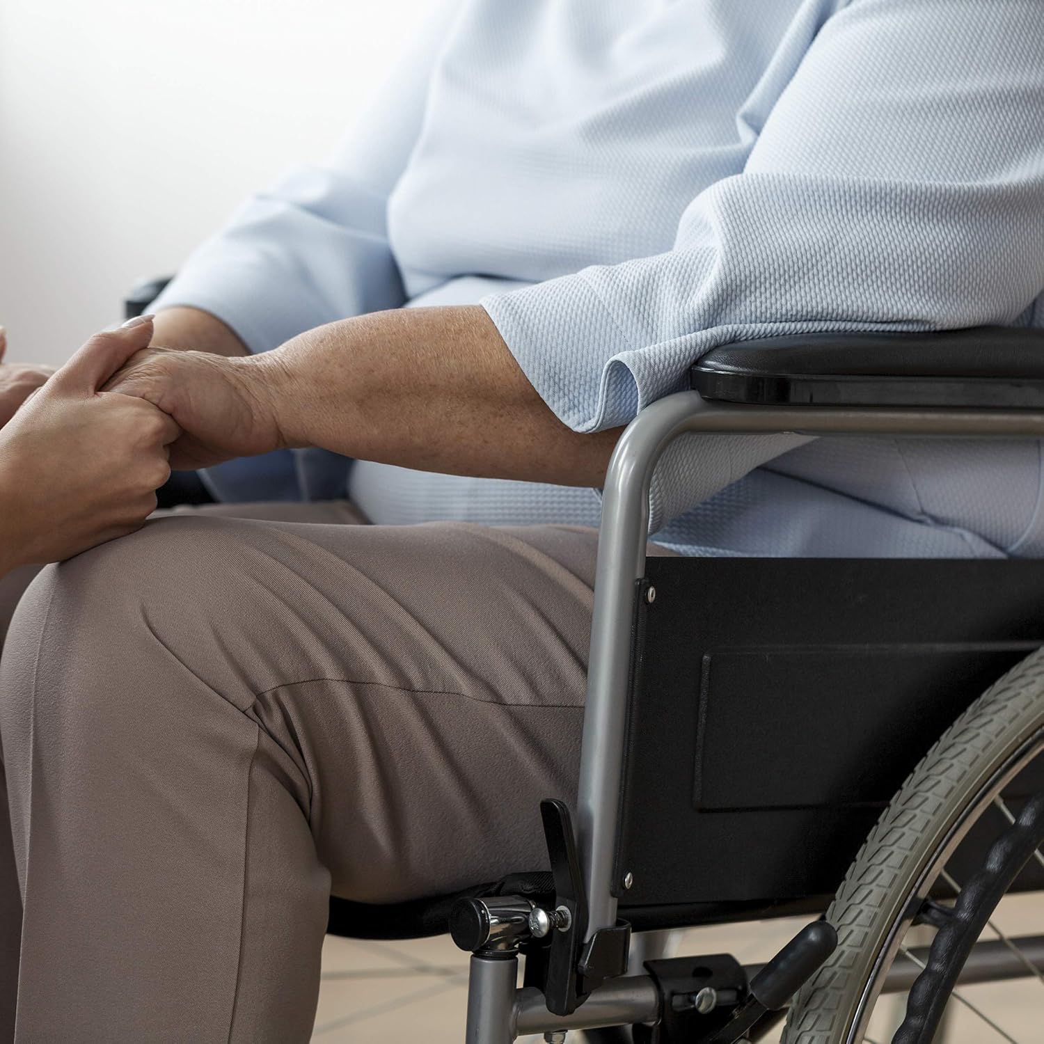 Bluestone Memory Foam Seat Cushion-3” Thick Wheelchair, Desk, Car, 3", Grey: Kitchen & Dining