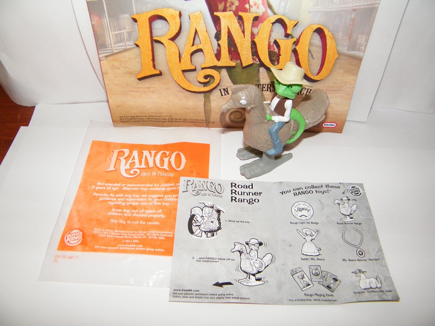 rango burger king toys