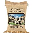 Palouse Brand Certified Glyphosate Residue Free Soft White Wheat Berries | 5 LBS | Family Farmed in Washington State | Non-GM