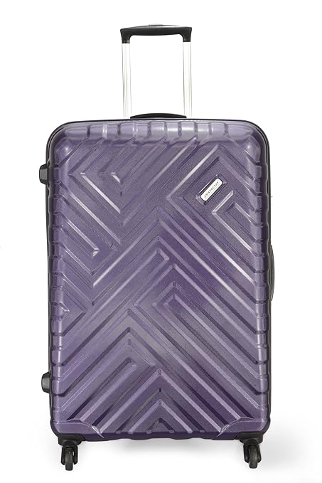 Aristocrat Polycarbonate 80 cms Purple Suitcases (MAZE80TZMDP)