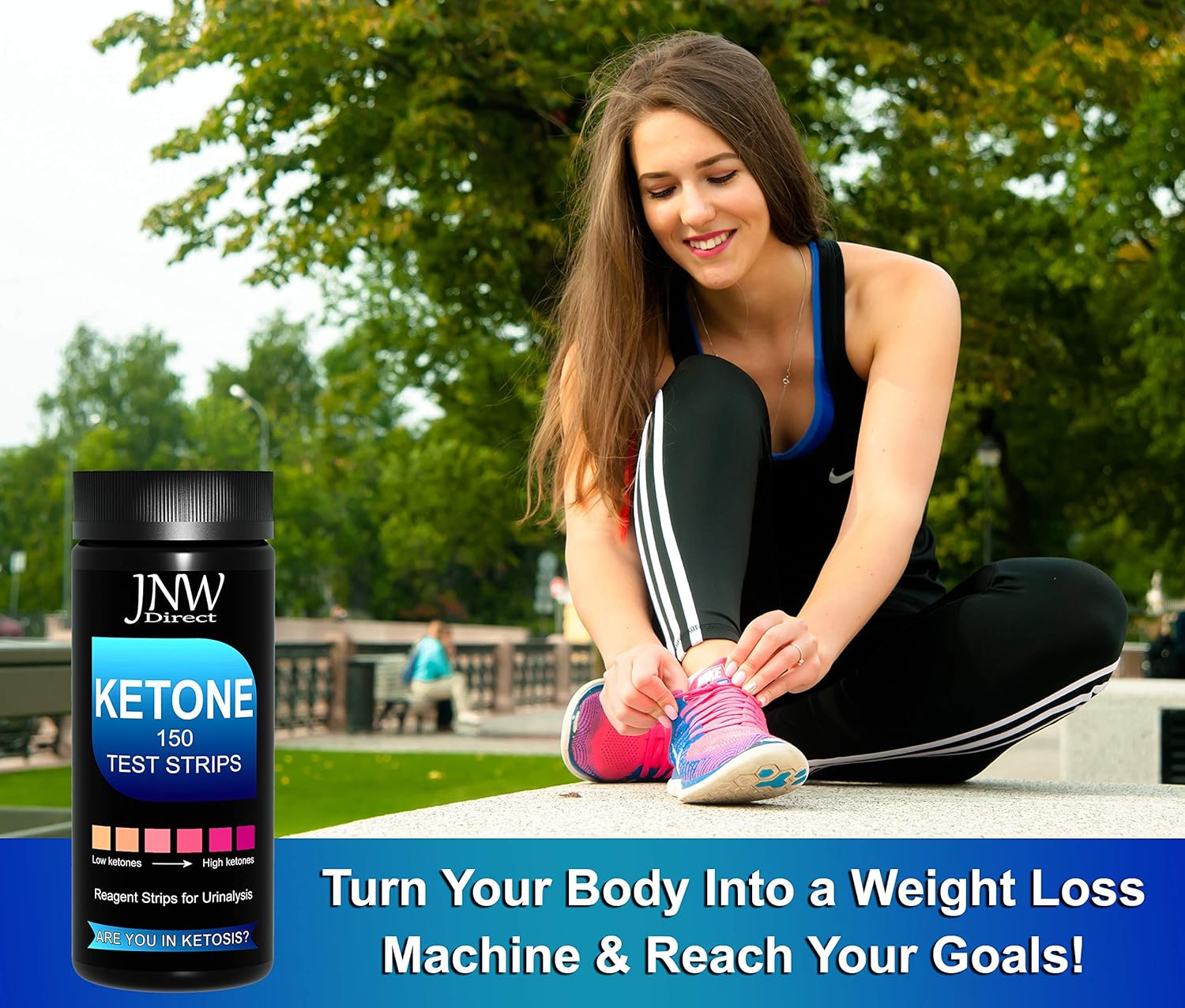 Ketone Test Strips, 150 Urinalysis Keto Test Strips for Testing Body Urine Ketosis Levels, Perfect Kit for Ketogenic and Weight Loss Diets, Free App & Ebook Included: Health & Personal Care