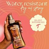 Hawaiian Tropic Dry Oil Spray Mist SPF 30 Water Resistant UVA UVB Tropical view 4