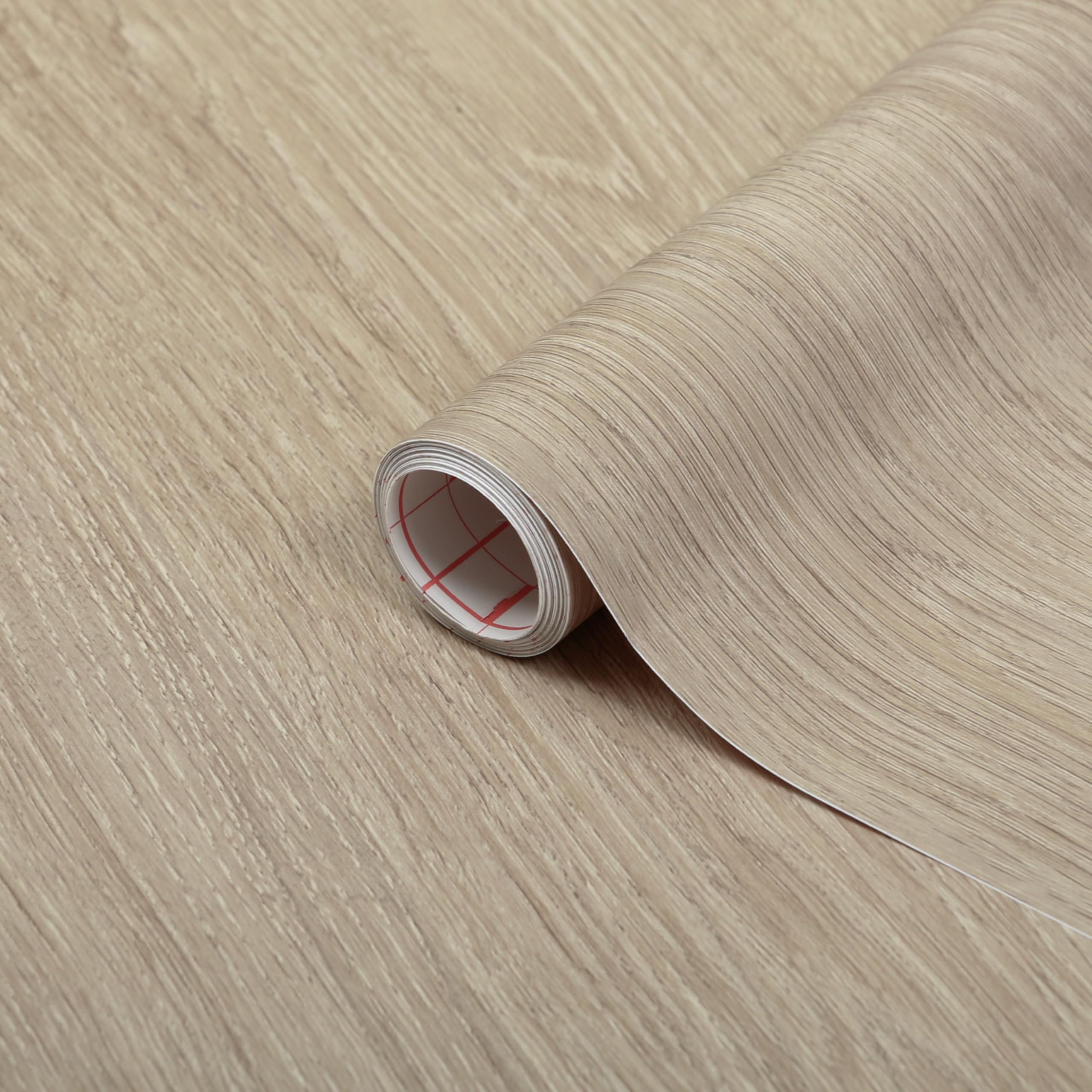 d-c-fix Vinyl wrap Santana Oak Lime Wood Effect 45 cm x 2 m - Sticky Back Plastic roll for Furniture, Kitchen & cupboards - Contact Paper Sticker self Adhesive Film