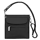 Travelon Anti-Theft Classic Mini Shoulder Bag, Black, One Size