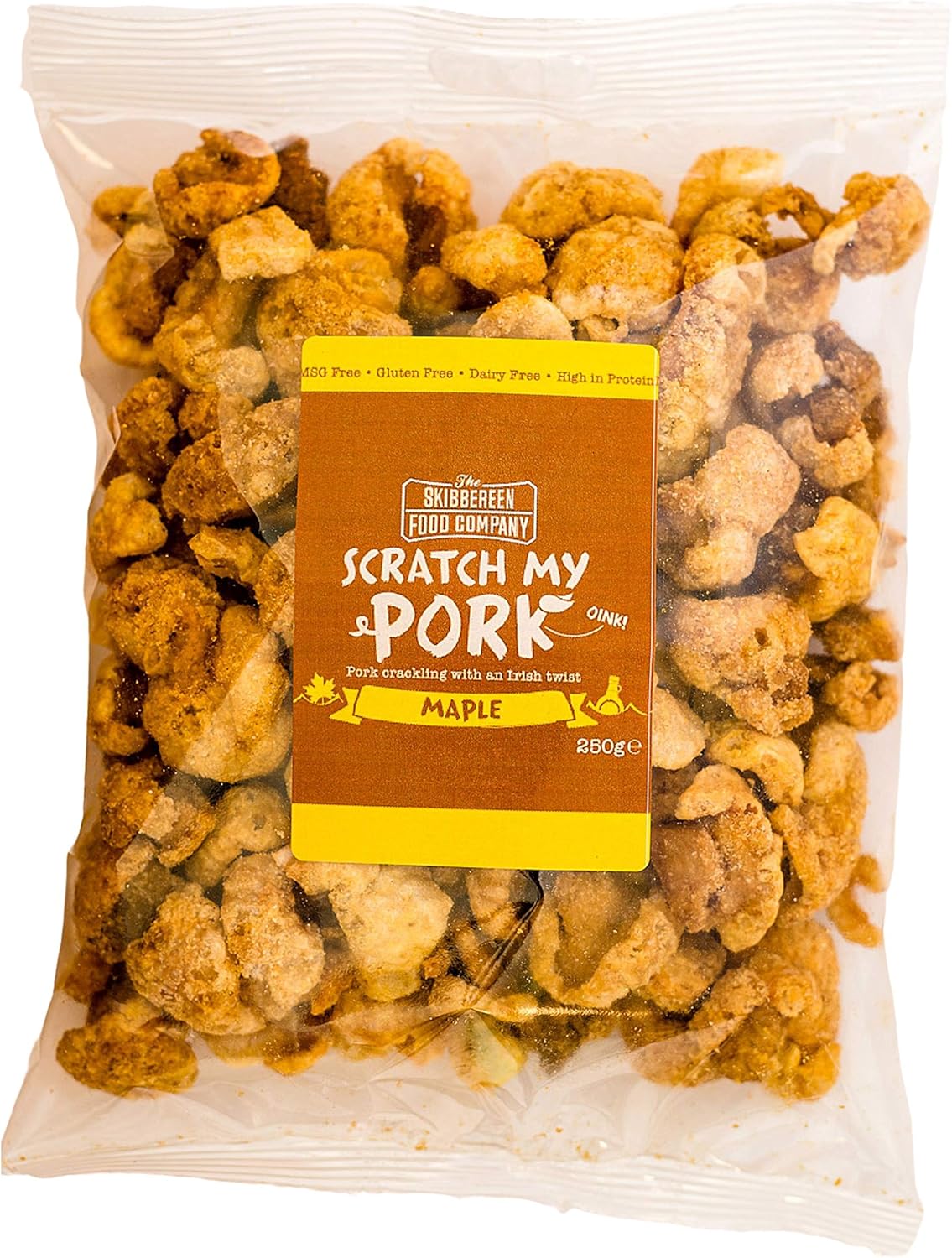 Scratch My Pork Bulk Pork Crackling Sweet Maple, Gluten Free Pork