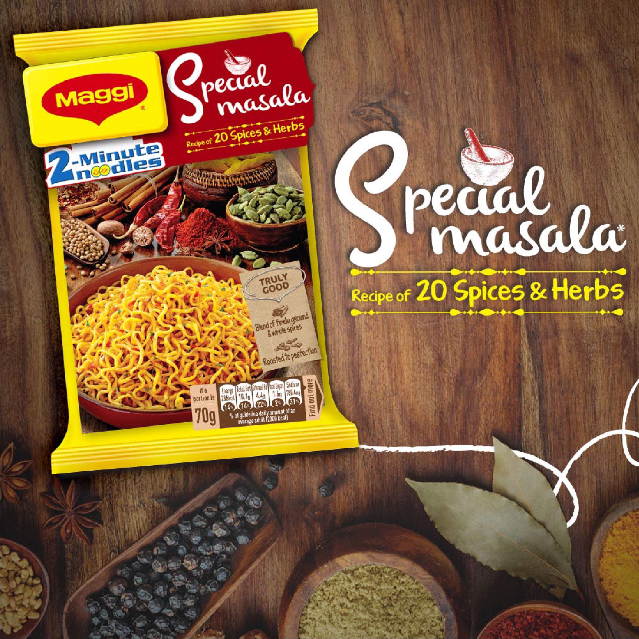 Maggi 2Minute Special Masala Instant Noodles, 70g (Pack of 12) Buy