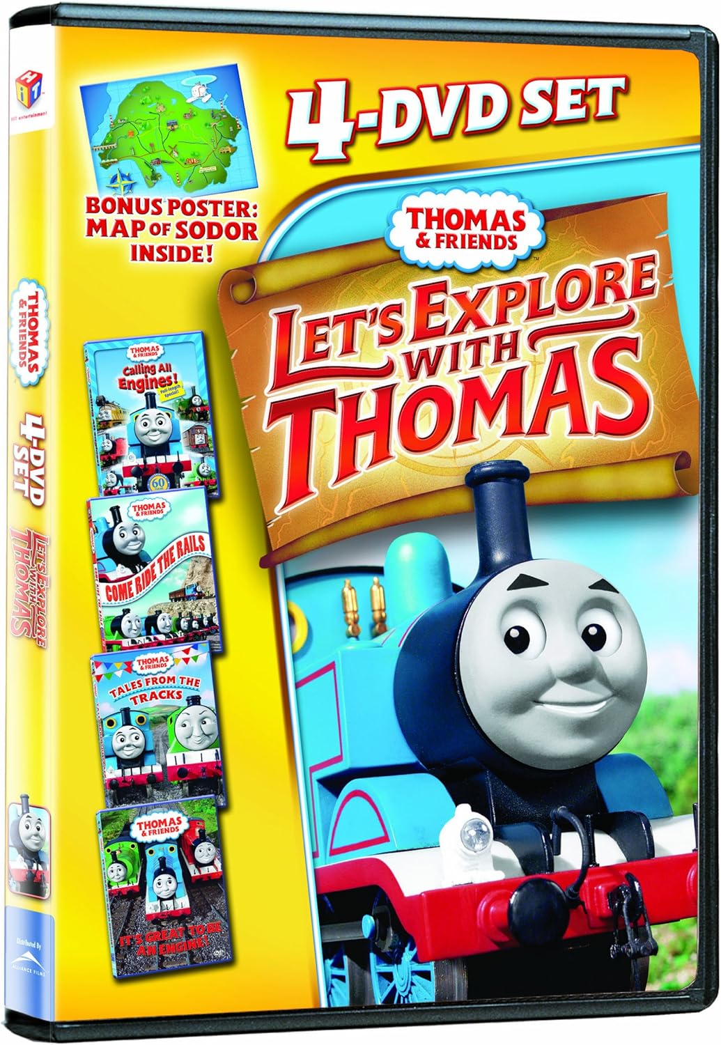Thomas & Friends Let's Explore with Thomas DVD 4 Pack Amazon.ca