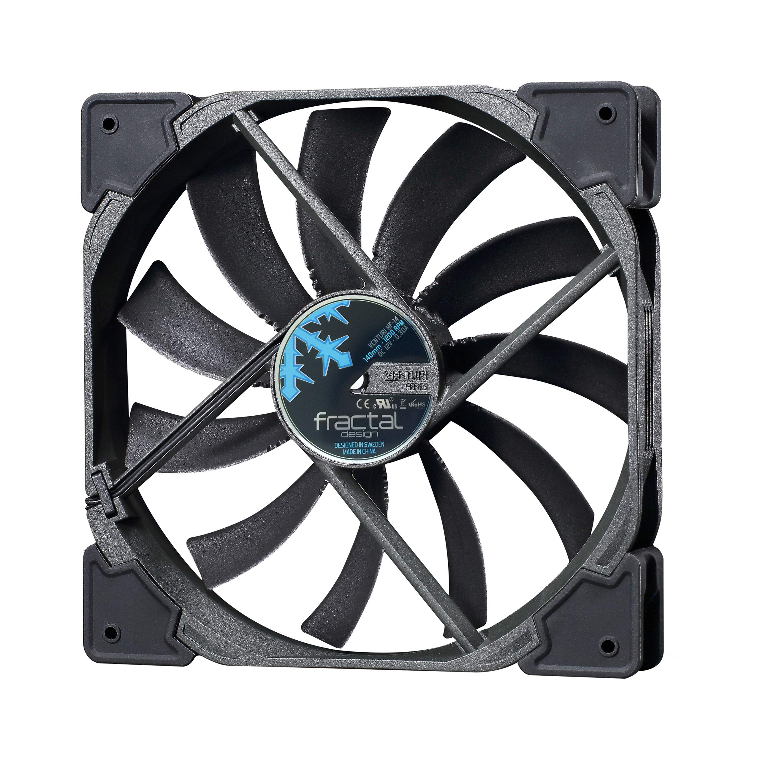 Fractal Design Venturi HF-14 Cooling Fan - Black