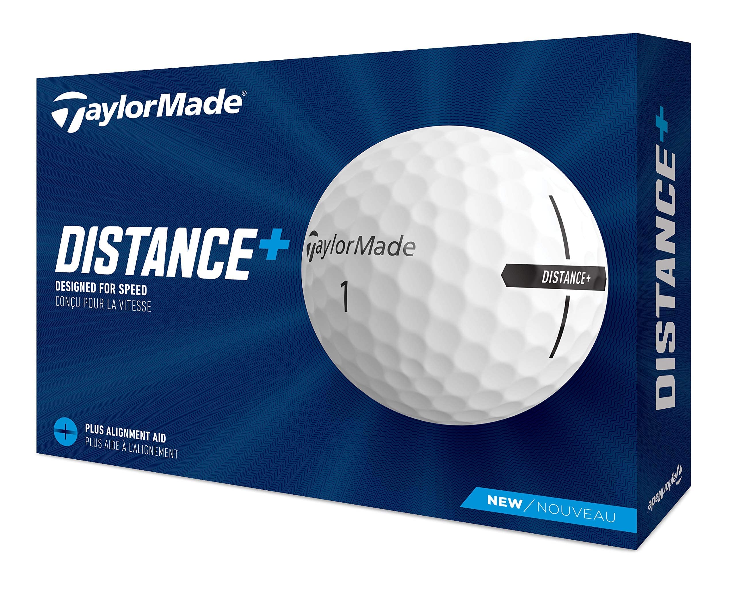 TaylorMade Distance+ Golf ball,white