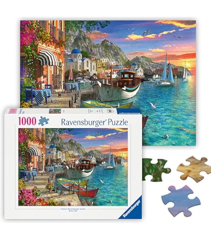 Amazon.com: Ravensburger Caribbean Island 1000 Piece Jigsaw Puzzle