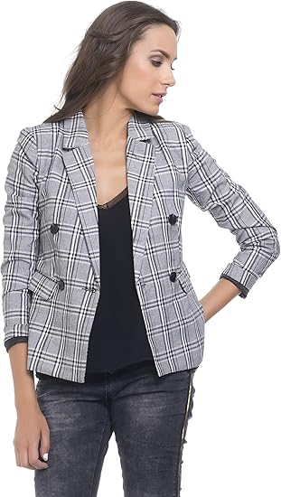 tailleur a carreaux femme