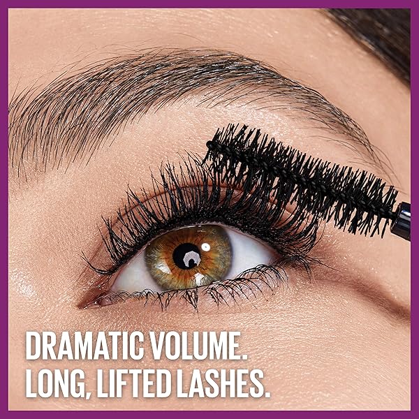 MAYBELLINE THE FALSIES LASH LIFT WASHABLE MASCARA VOLUMIZING, LENGTHENING, LIFTING, CURLING, MULTIPLYING, EYE MAKEUP, BLACKEST BLACK, 1 COUNT