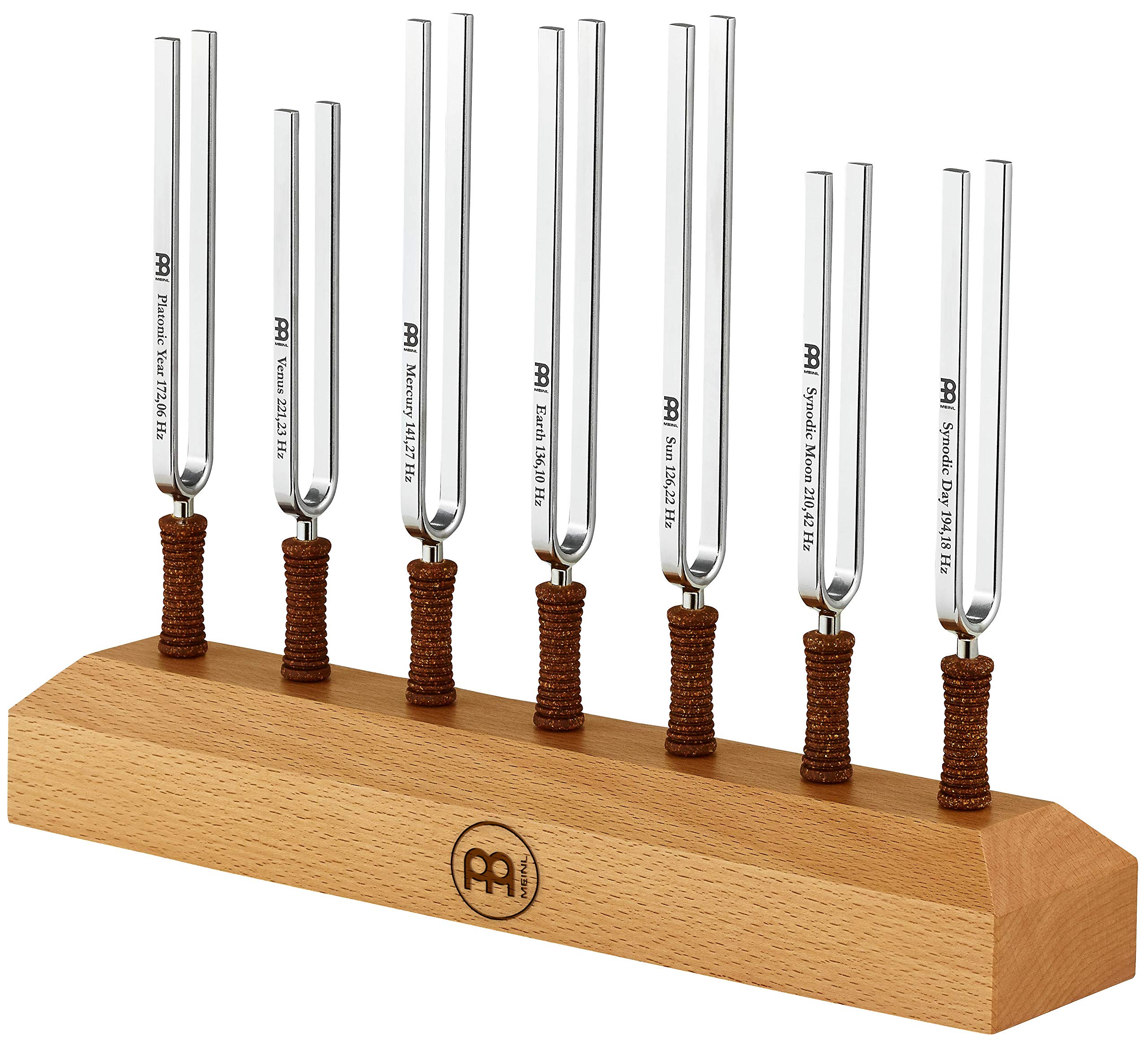 Meinl Sonic Energy, 7 Pieces, MADE IN GERMANY-For Sound Healing and Therapy, 2-YEAR WARRANTY, Planetary Tuning Fork Chakra Set, inch (TF CHA-7)