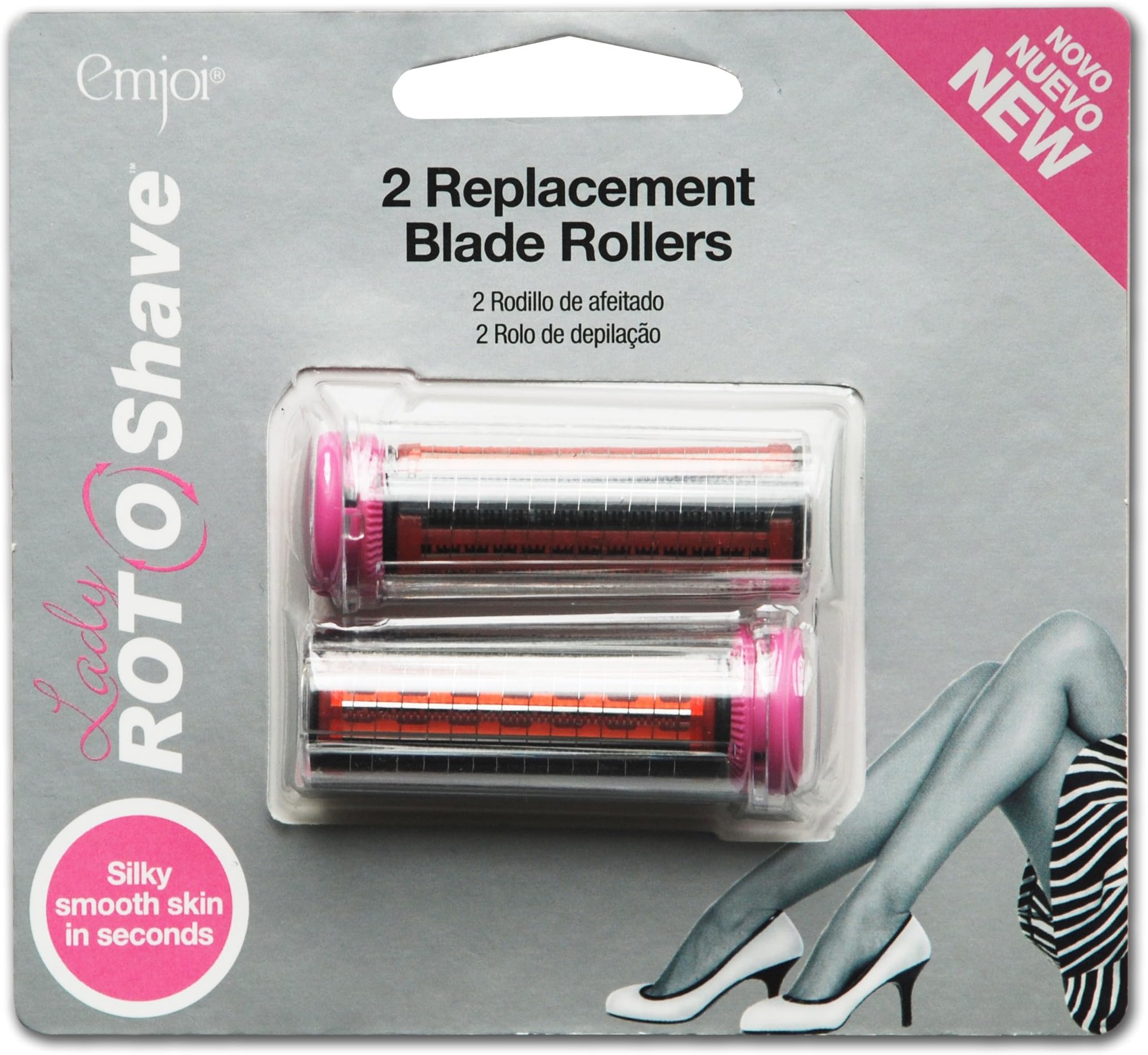 Emjoi Lady Rotoshave Replacement Blade Rollers Pack of 2
