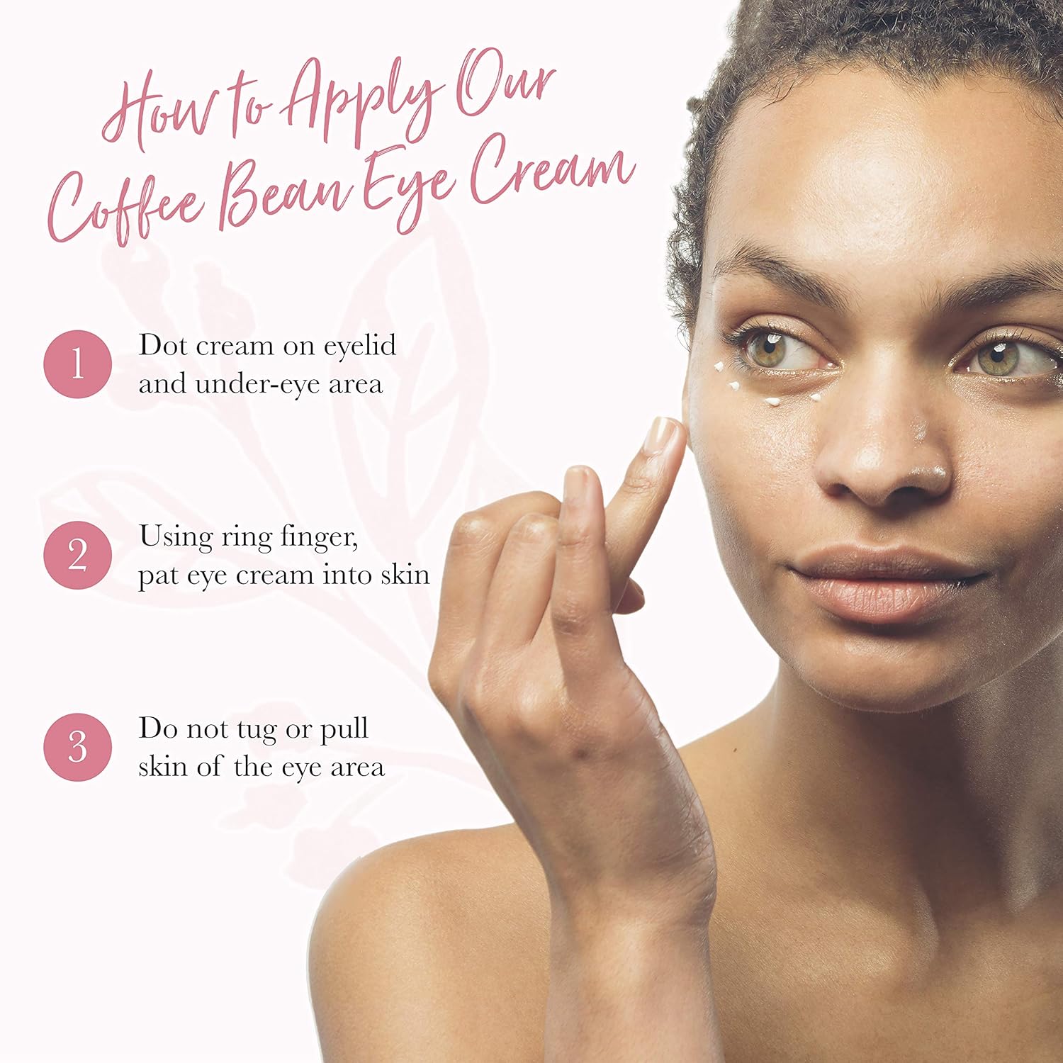 100% PURE Coffee Bean Caffeine Eye Cream for Wrinkles, Anti-Aging, Dark Circles Under Eye Treatment for Eyelids and Under Eye Area - 1 Fl Oz: Beauty