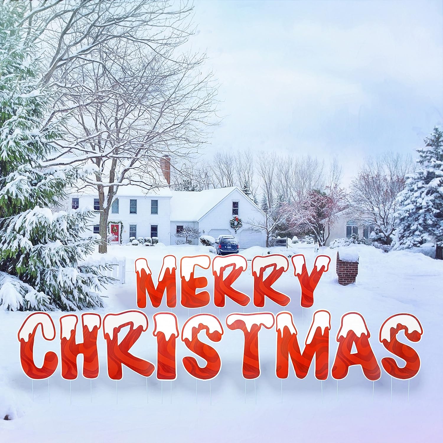 Yard Signs - Merry Christmas Yard Signs 16