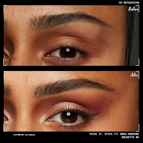NYX PROFESSIONAL MAKEUP THICK IT STICK IT THICKENING BROW MASCARA, EYEBROW GEL – BRUNETTE