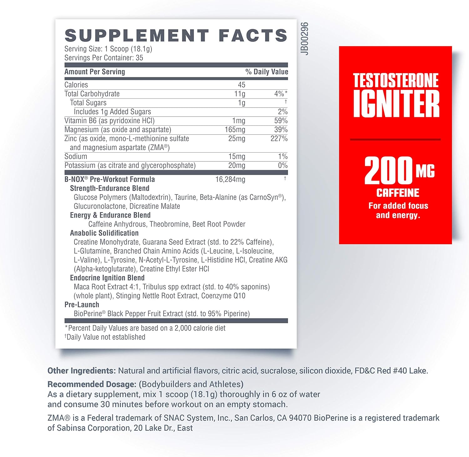 Betancourt Nutrition B-Nox Andorush Pre-Workout, Watermelon, 22.3 Ounce: Health & Personal Care