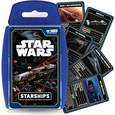 Top Trumps Star Wars Starships Classics Card Game Rebel X-Wing Imperial Star