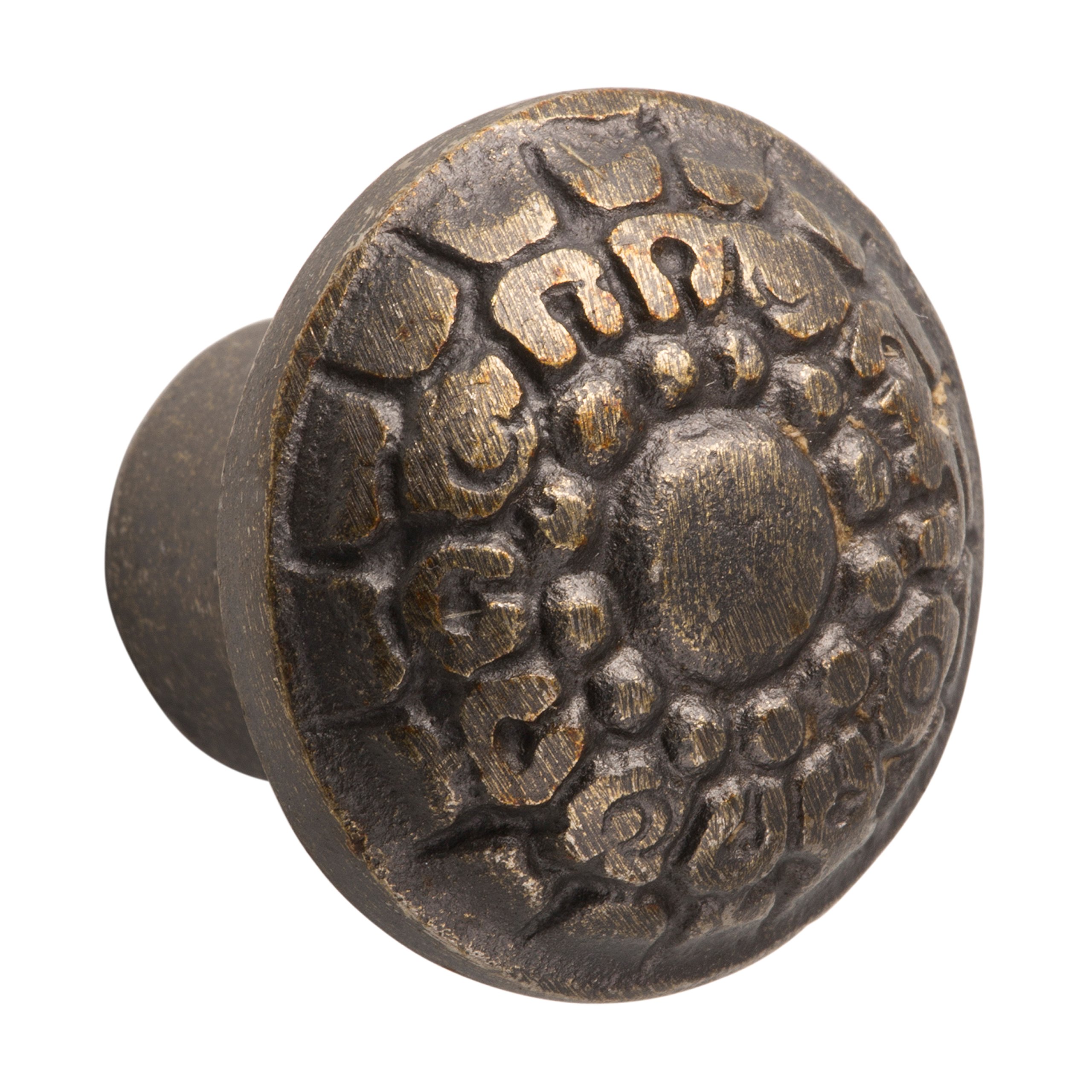 Metafranc 123341 Vintage Furniture knob Ø 33 mm, Antique Bronze Look