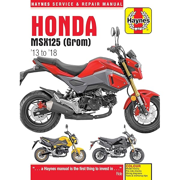 ホンダ GROM サービスマニュアル セット GROM125D/G/H 2013-2020 Honda Grom 125 MSX125 Cyclepedia Printed Motorcycle
