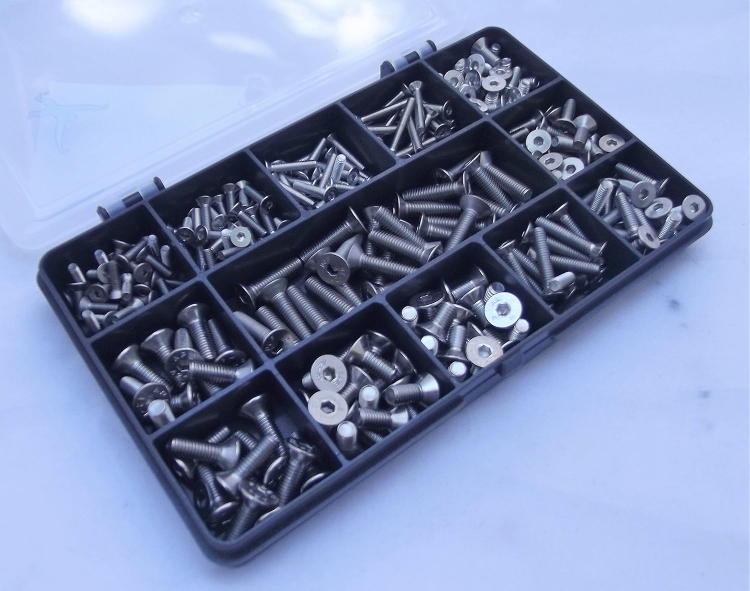 Set of 270 Assorted Allen Socket Countersunk Head Machine Screws/Bolts -DIN7991- M3, M4 and M5 - Image 4