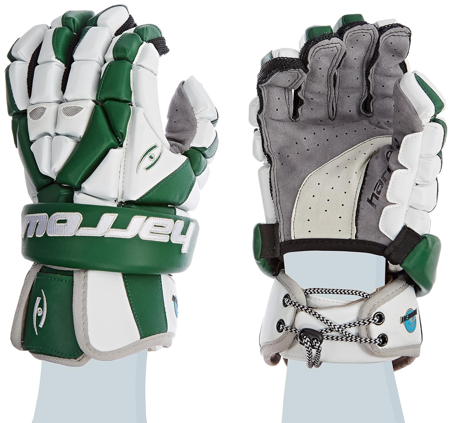 White/Forest Green 12Inch Harrow Torrent HD Mens Lacrosse Glove Sports