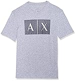 A|X ARMANI EXCHANGE mens Crew Neck Geometric Logo