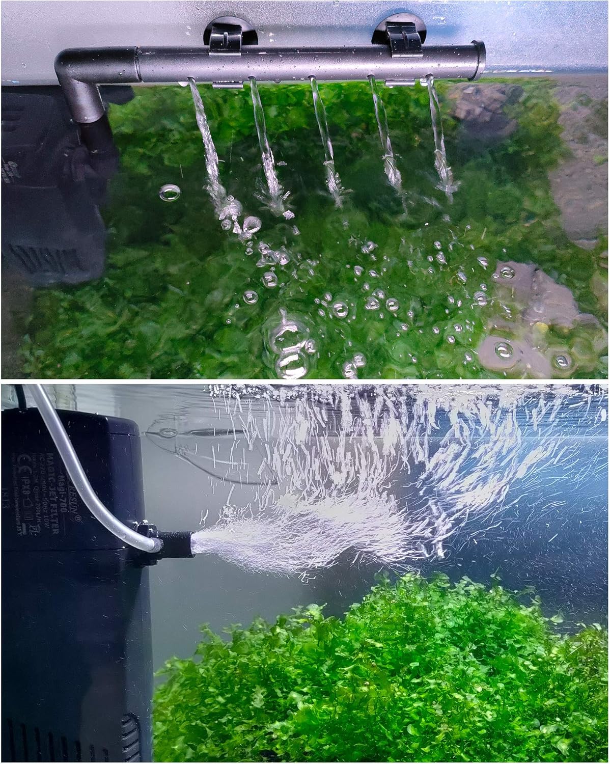 NICREW Fish Tank Filter, Internal Aquarium Filter for Small Tank