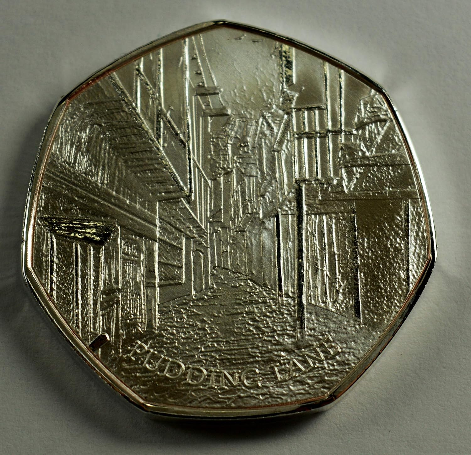 Pair of THE GREAT FIRE OF LONDON 1666 Silver & 24ct Gold Commemorative Coins Albums/50p Collectors, Coin Hunt. PUDDING LANE - Image 5