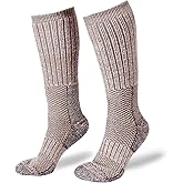 Alpaca Wool Socks for Men & Women - Heavyweight Extra Thick Warm Therma Crew Winter Outdoor Hunting Boot Socks